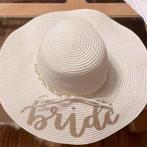 Bridal sun hat